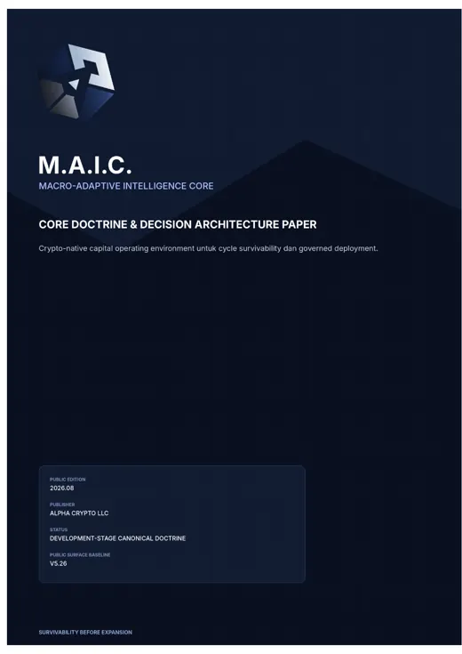 Sampul M.A.I.C. Core Doctrine & Decision Architecture Paper